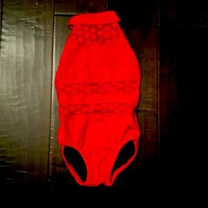 Beautiful red Five Dancewear leotard